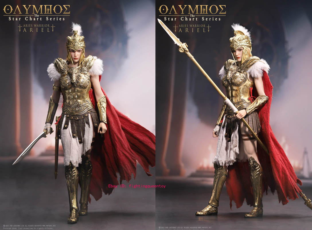 POP COSTUME 黄道十二星座 おひつじ 牡羊座 エリアル OSC-003 POP COSTUME OSC-003 1/6 Aries Warrior Ariel Olympus Star