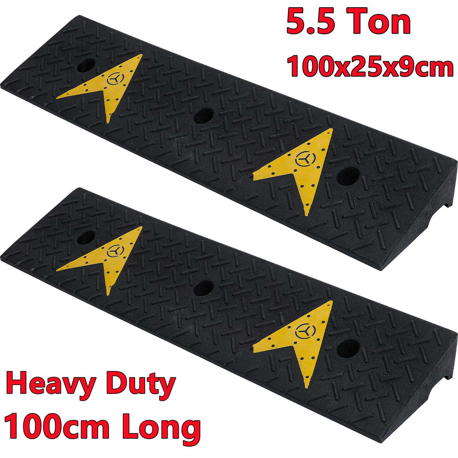 2X HEAVY DUTY Kerb Ramps Perfect for HGV Caravans Lorry Car Truck