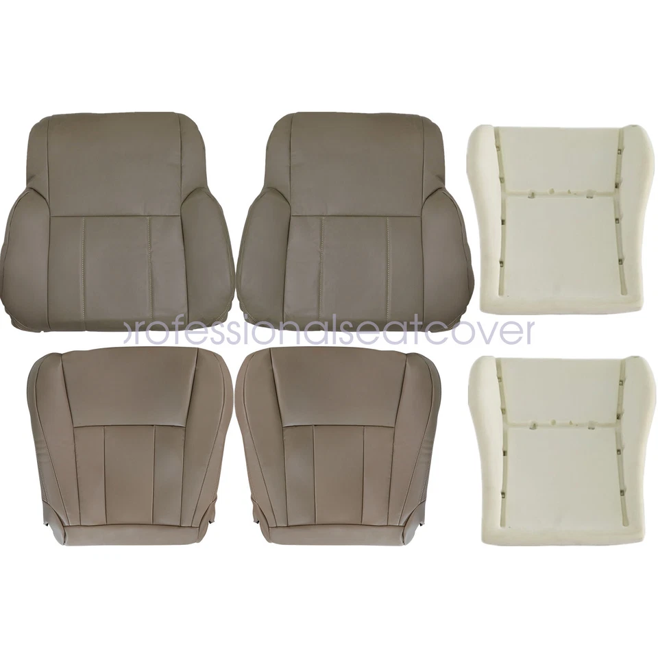 Funda de asiento de cuero y cojín de espuma para conductor + pasajero Toyota 4Runner 1996-02 Foto 2 de 4