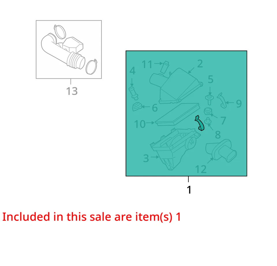 Purificador de aire Nissan Titan 04 05 06 Foto 3 de 4