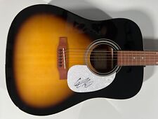 Chris Lane JSA Autograph Signed Guitar Epiphone Acoustic Chris Lane JSA Autograph Signed Guitar Epiphone Acoustic