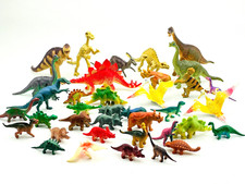 37 Piece Lot Brachiosaurus Dinosaur Figure Stegosaurus Action Figures