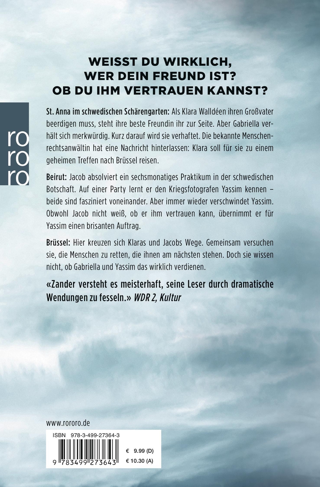 Thumbnail - Der Freund Thriller Joakim Zander Taschenbuch Klara Walldéen 464 S.