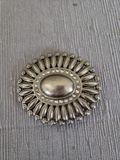 Sliver Tone Western Style Belt Buckle with Rhinestones