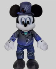 Disney Halloween Ghostly Mickey Mouse Spider 2022 Plush Doll 17" Tall NWT