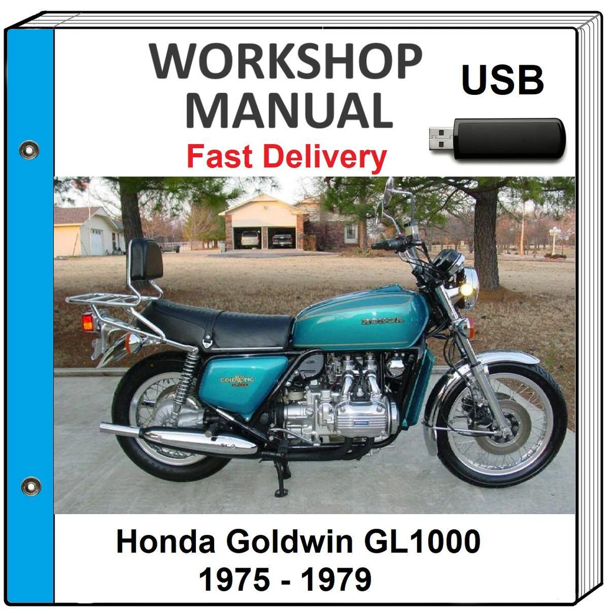 Goldwing 1000 GL1000 Motorcycle Repair Manuals & Literature for