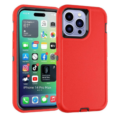 Heavy Duty Shockproof Phone Case Cover For iPhone 14,14 Plus,14 Pro,14 Pro Max