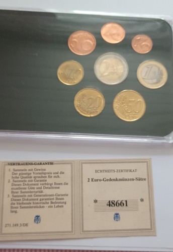 Luxemburg 2 Euro Gedenksatz 2006 mit Echtheits- Zertifikat / bankfrisch in OVP - Bild 2 von 2