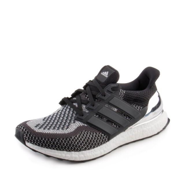 silver and black ultra boost