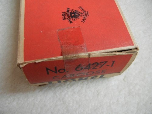 LIONEL POSTWAR 6427-1 LIONEL LINES PORTHOLE CABOOSE EMPTY BOX ONLY - Picture 6 of 12