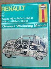 REANULT 5 Workshop Manual