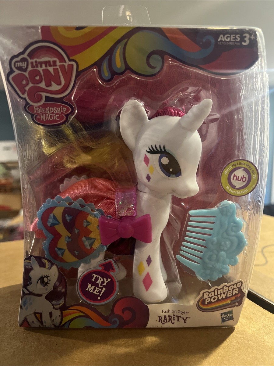 My Little Pony Fashion Style Rarity Doll - 6-Inch Figure With Brush, Shoes & Hair Barrettes, Ages 3+ - View #10