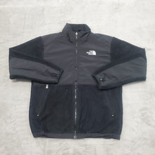 The North Face Jacket Boys Large Black Full Zip Long Sleeve Fleece Denali Youth
