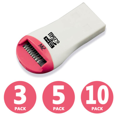 Memory Card Reader Adapter to USB 2.0 for Micro-SD(SDHC/SDXC) / TF / T-Flash