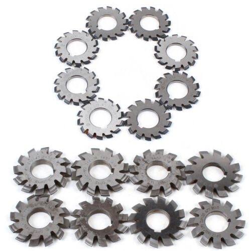 8Pcs/Set 14.5° Involute Gear Cutter DP8 DP10 DP16 DP20 DP22 PA14-1/2 HSS 8H Set - Picture 3 of 18