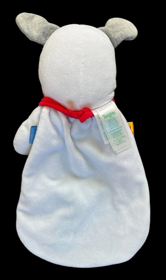 Taggies Lovey Manta de Seguridad Sonajero Trama Gris Verde Cachorro Perro Peluche 2015 Juguete Foto 3 de 4