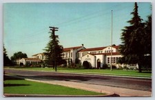Postcard  Herbert Hoover Junior High School San Jose California CA