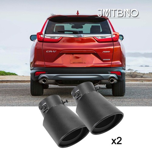 For Honda CRV CRV Black Exhaust Pipe Tail Muffler Tip Stainless Steel 2PCS US eBay