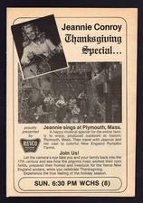 1978 TV AD JEANNIE CONROY THANKSGIVING SPECIAL REVCO DRUG STORE PLYMOUTH,MASS