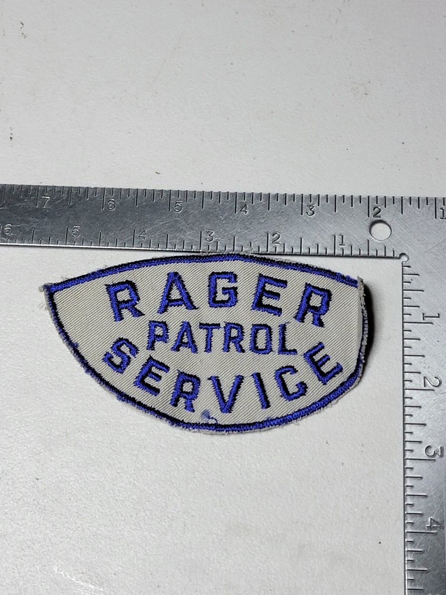 TT b1 Rager patrol service PRIVATE SECURITY PATCH vintage