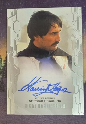 2017 Star Wars Masterwork Autograph Auto Garrick Hagon as Biggs