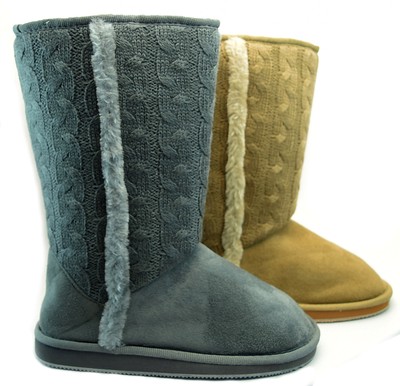 tan sweater boots