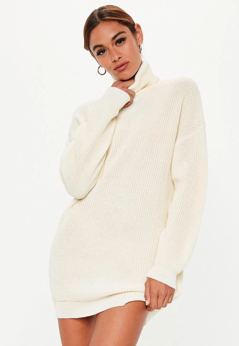 Missguided oversized sweater best sale dress