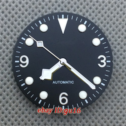 Verde luminoso 29.2mm reloj de esfera estéril y reloj de agujas ajuste NH35 NH36 Movimiento - Imagen 5 de 8