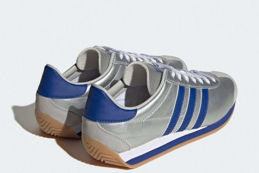 ★人気★【ADIDAS】★Country OG Matte Silver Bright Blu.e★ Size 10.5 - adidas Country OG Matte Silver Bright Blue for