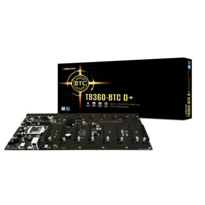 Biostar TB360-BTC D+ LGA1151 SODIMM DDR4 8 GPU Support GPU Mining Motherboard