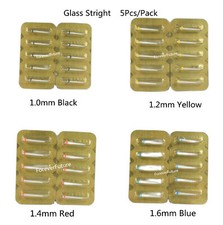 Dental Fiber Post Glass Straight Pole Clear Teeth Restoration 1.0mm-1.6mm