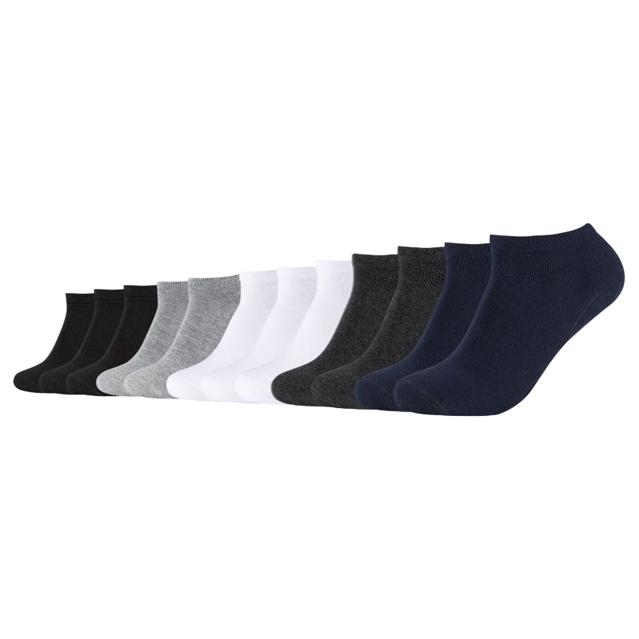Camano Calzini Sneaker Uomo Donna CA-Soft Organic Cotton Confezione da 12