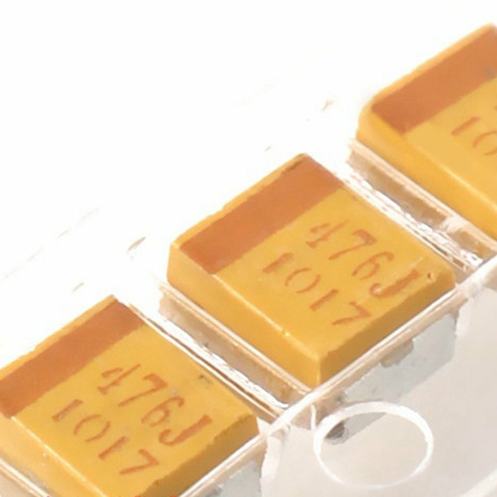 5PCS 6.3V 47UF 476J B Case 1210 TAJB476K006RNJ ±10% SMD