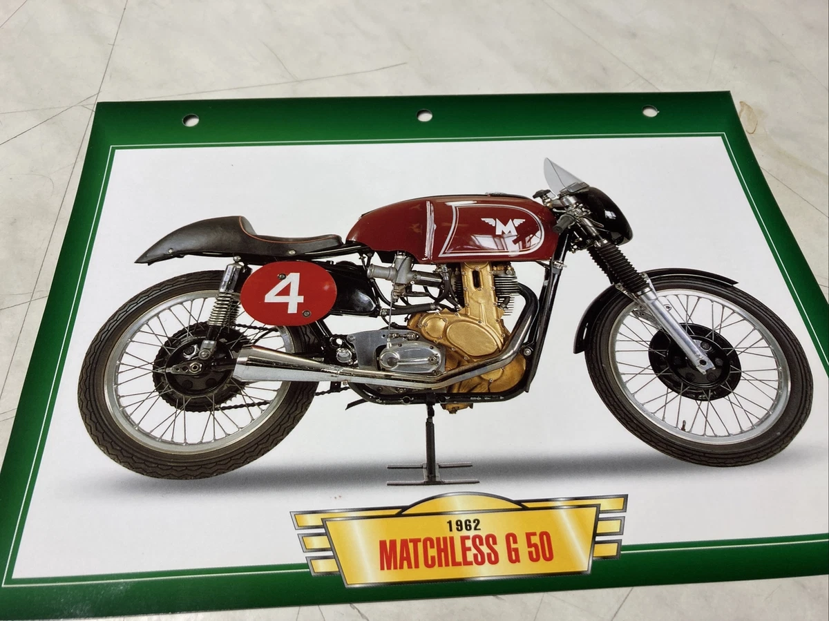 Matchless 500 G50 1962 Form Card Motorbike Passion Collection