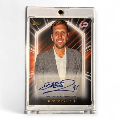 Dirk Nowitzki Auto Topps 60 Jahre Bundesliga Prominent Supporters 2023/24 PSA-DN