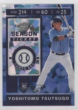 2020 Panini Chronicles Contenders Optic Blue Ice Prizm 74/99 Yoshi Tsutsugo 06z2