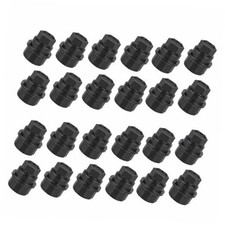 24pcs 15646250 Black Wheel Lug Nut Caps Covers fit for Chevy fit for Cadillac