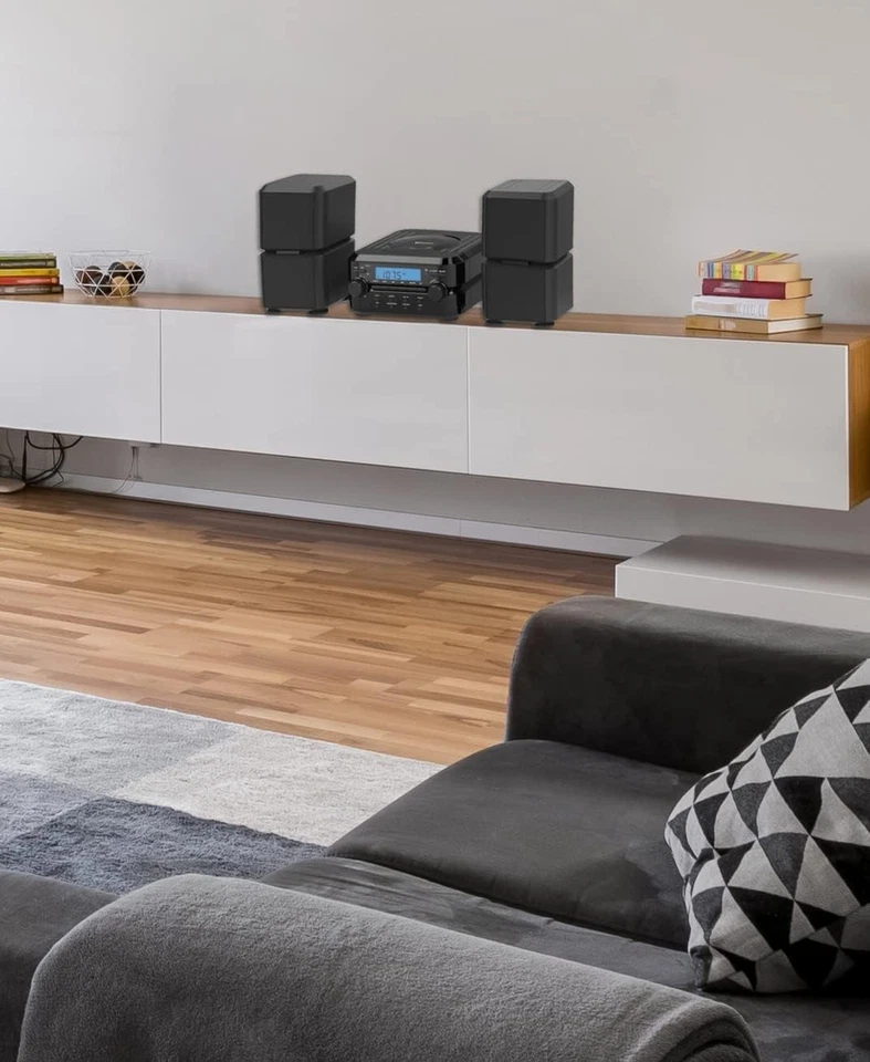 NAXA NS-441 Bluetooth CD AM/FM Stereo Microsystem - Image 4 of 4