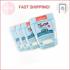 Bob's Red Mill Gluten Free 1 to 1 Baking Flour, 22oz (Pack of 4) - Non GMO, Vega