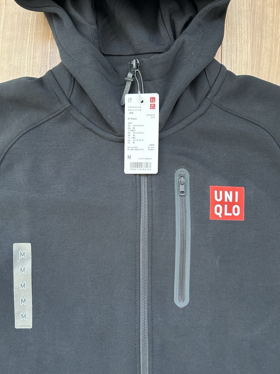 Veste Uniqlo Federer/Nishikori – Taille S (JPN M), Noir, Tennis, Neuve Avec étiquettes