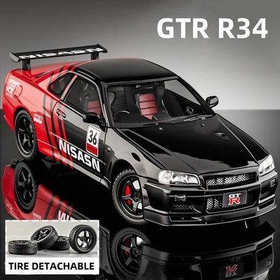 1/18　国産名車コレクション 日産 スカイライン GT-R R34 国産名車コレクション ニッサン スカイライン GT-R R34 - メルカリ