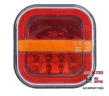 LED Trailer Tail Lights, Truck Brake Tail Lights 24V Universal Turn Signal