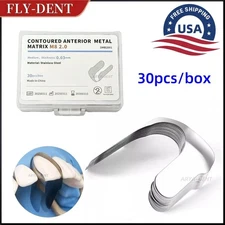 Dental Anterior Matrix Bands Sectional Contoured Metal Matrices System Twin M8