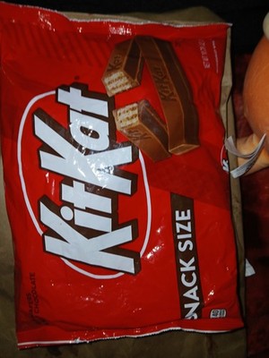 KitKat Snack Size Milk Chocolate Candy Bag, 11 Servings 10.78oz 