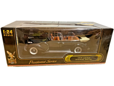 Signatur Lincoln US Presidential Parade Car von Brunn, 1/24, Nr. 24088, MIB.