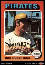 1975 Topps Mini #409 Bob Robertson Pirates 4 - VG/EX