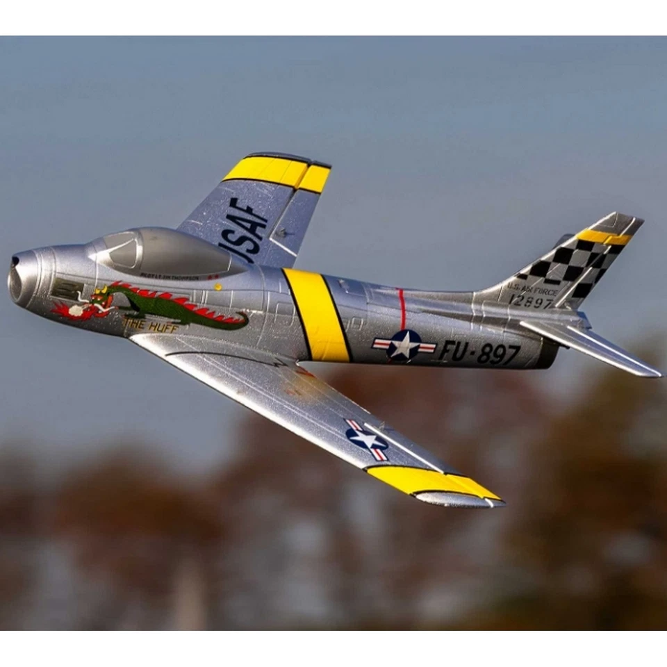 E-Flite EFLU7050 UMX F-86 Sabre 30mm EDF BNF Basic - Bild 3 von 4