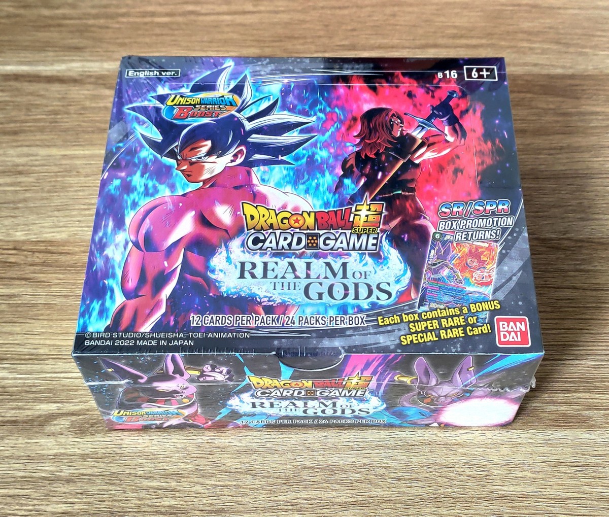 realm of the gods booster box Dragon Ball Super B16 Realm Of The Gods Booster Box Sealed New BT16