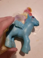 Vintage G1 1985 My Little Pony Twinkle Eyes Pegasus Sweet Pop Blue Popsicles