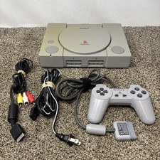 Sony PlayStation 1 Console Bundle TESTED WORKS PS1 Video Game System